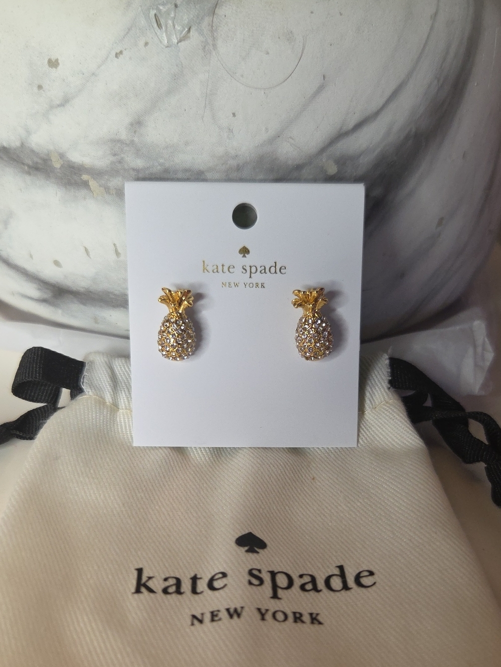 Kate Spade By The Pool Pineapple Earrings